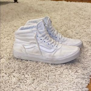 White high top vans